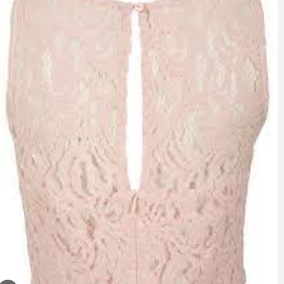 Lace Illusion Sheath Dress 0/2 - Picture 4 of 7